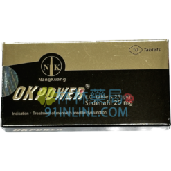 南光美好挺 一盒10顆 okpower 膜衣錠25mg 治療勃起障礙