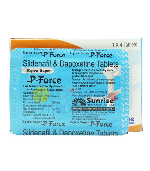 必利吉 Super P-Force 200mg（藍p）4顆/盒 | 持久助勃丨治療陽痿早洩丨延遲射精 - Image 4